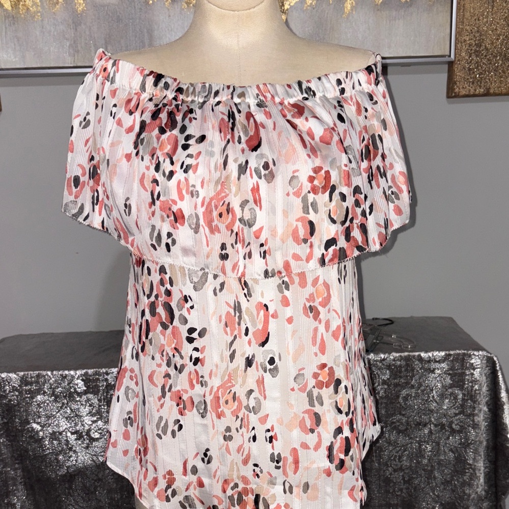 Floral Off-Shoulder Women's Top